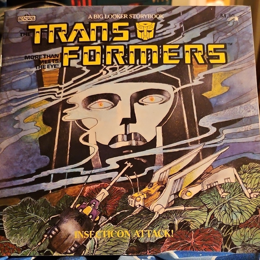 Transformers INSECTION ATTACK! 1985 Storybook VTG